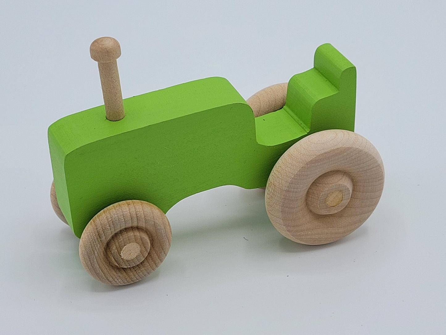Handmade Wooden Toy Tractor