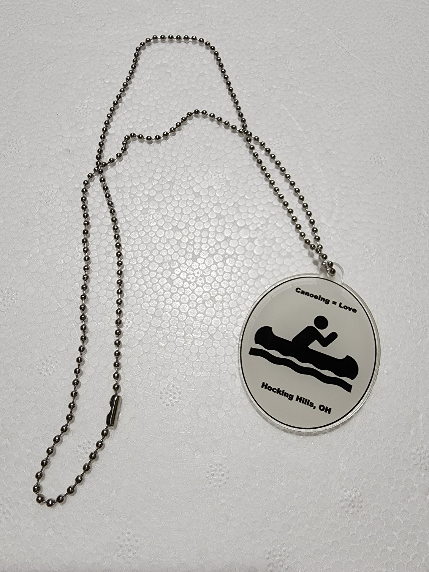 Canoeing = Love Pendant Charm