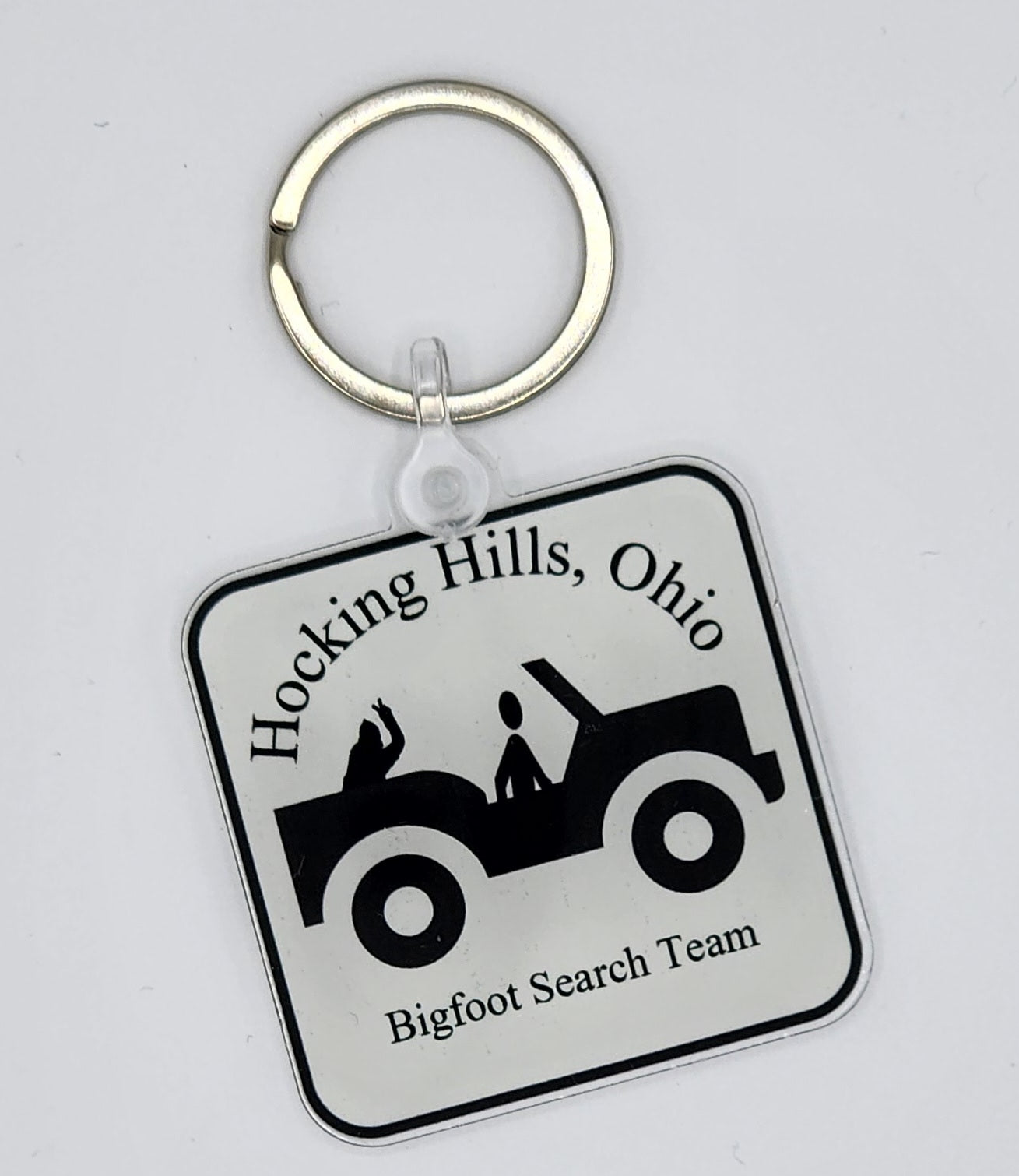 Jeep Bigfoot Search Team Keychain