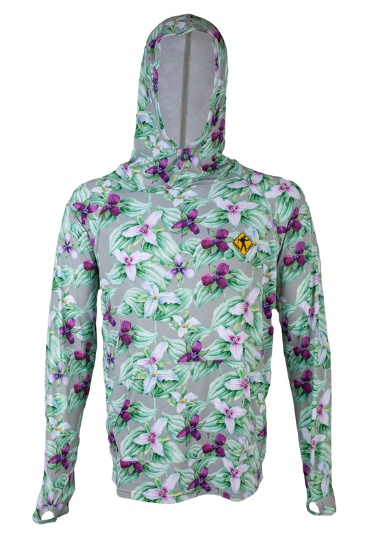 Trillium Print Sun Hoodie