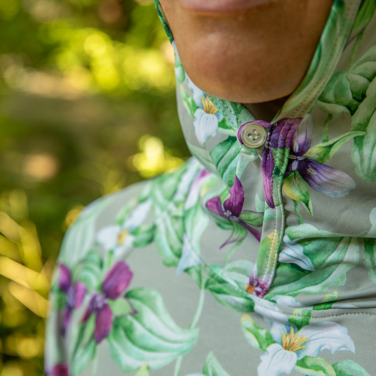 Trillium Print Sun Hoodie