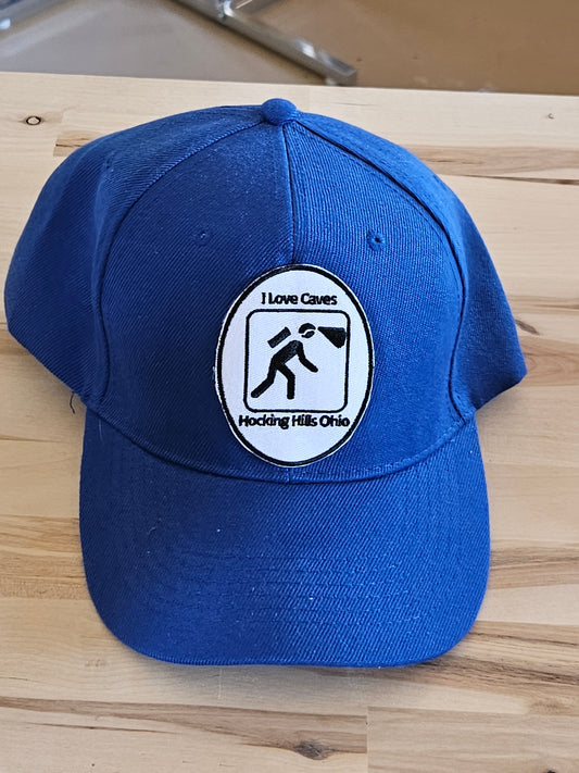I Love Caves Patch Hat