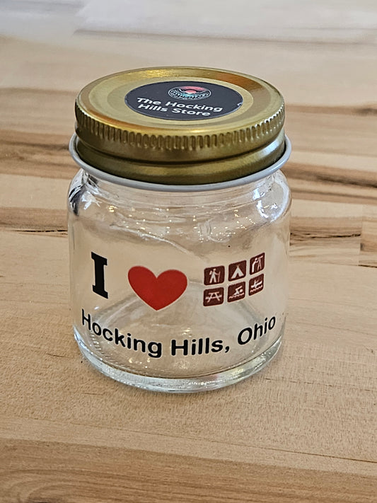 Hocking Hills Ohio Mason Jar Shot Glass