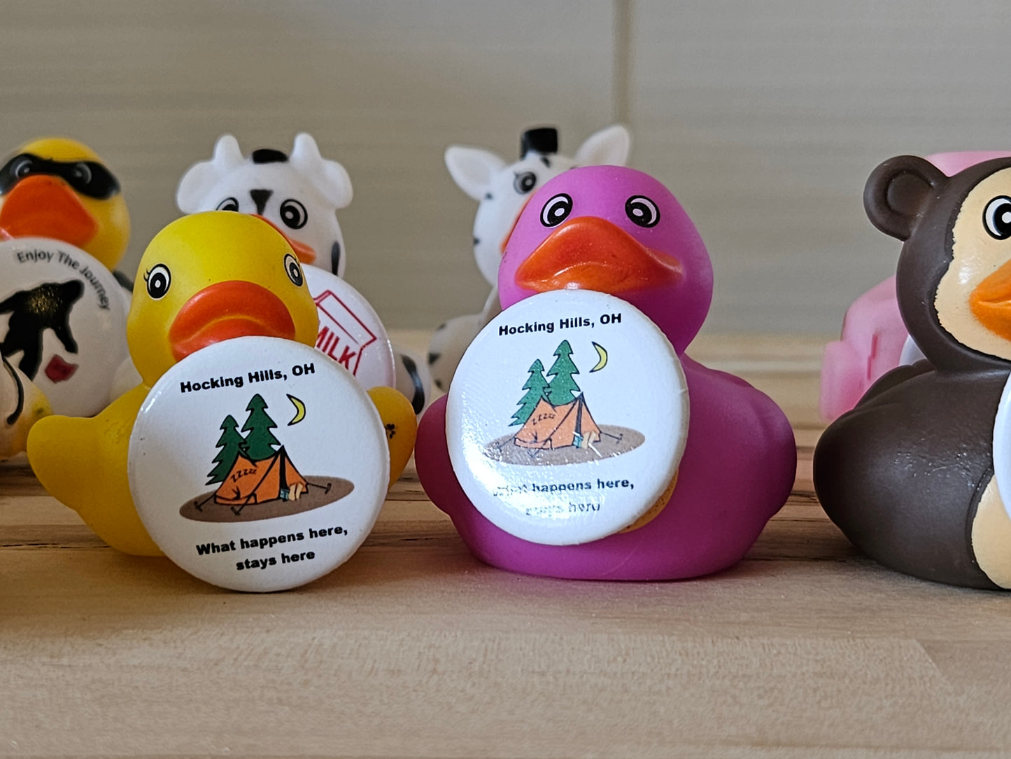 Hocking Hills Pinned Jeep Duck