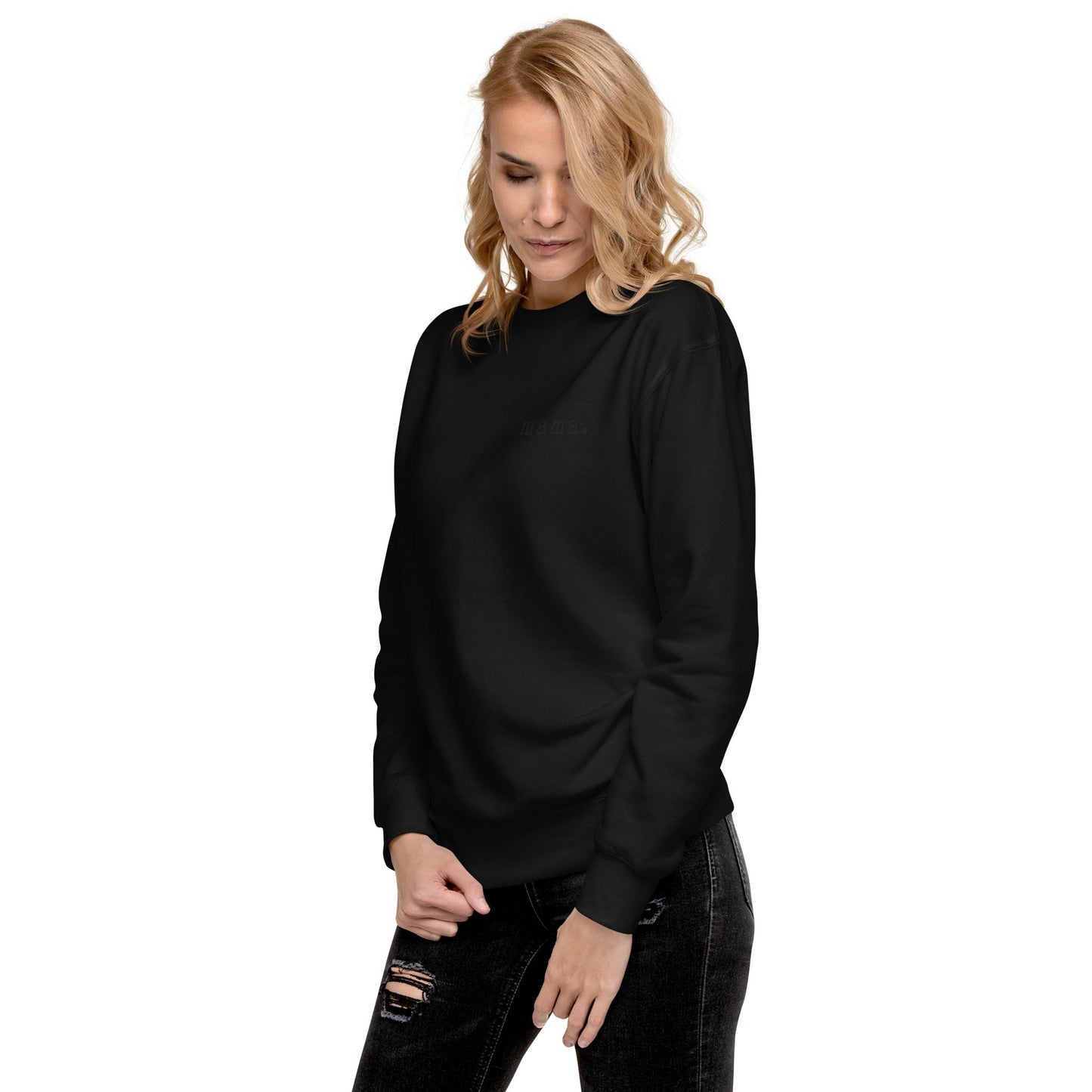 Mama. Embroidered | Premium Adult Sweatshirt