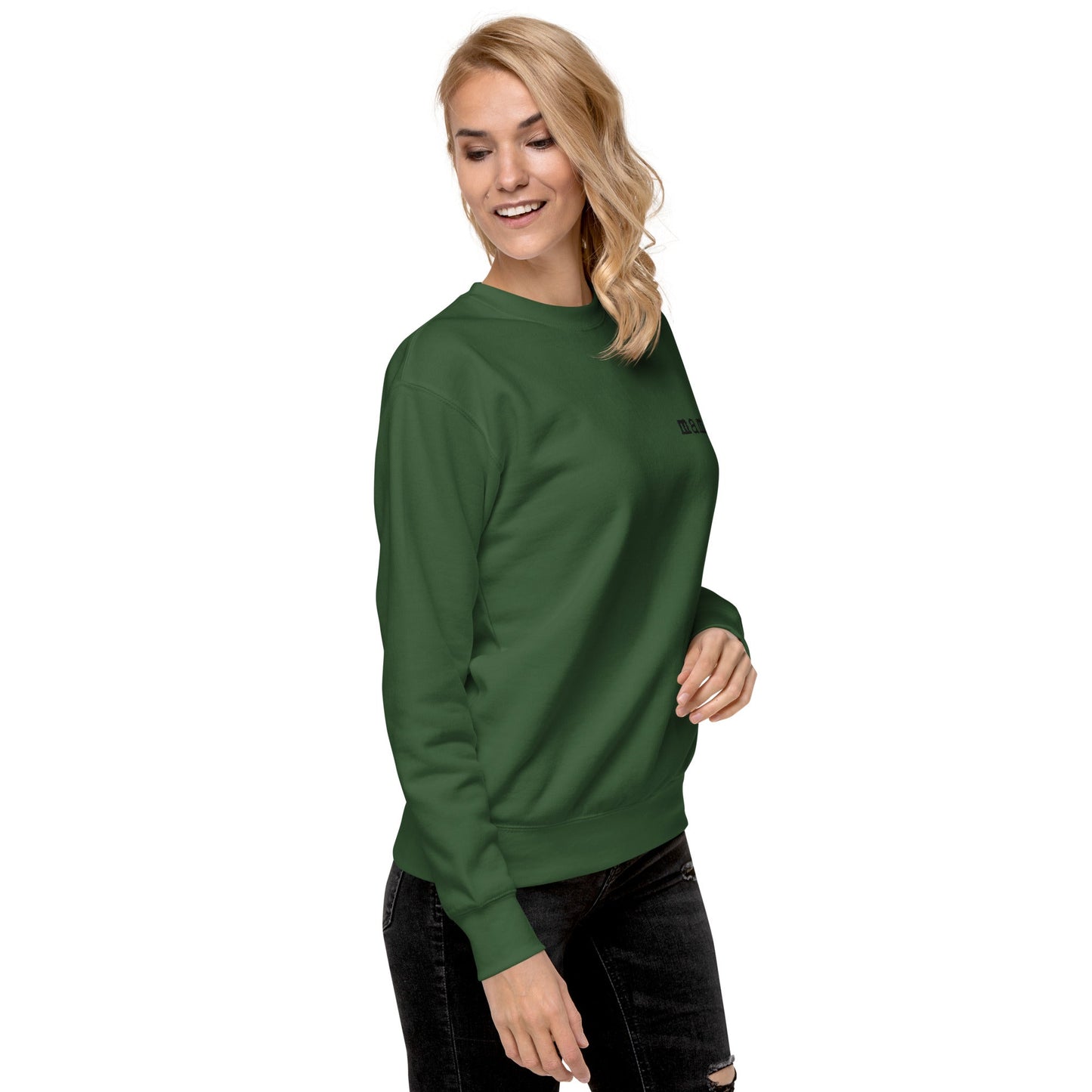 Mama. Embroidered | Premium Adult Sweatshirt