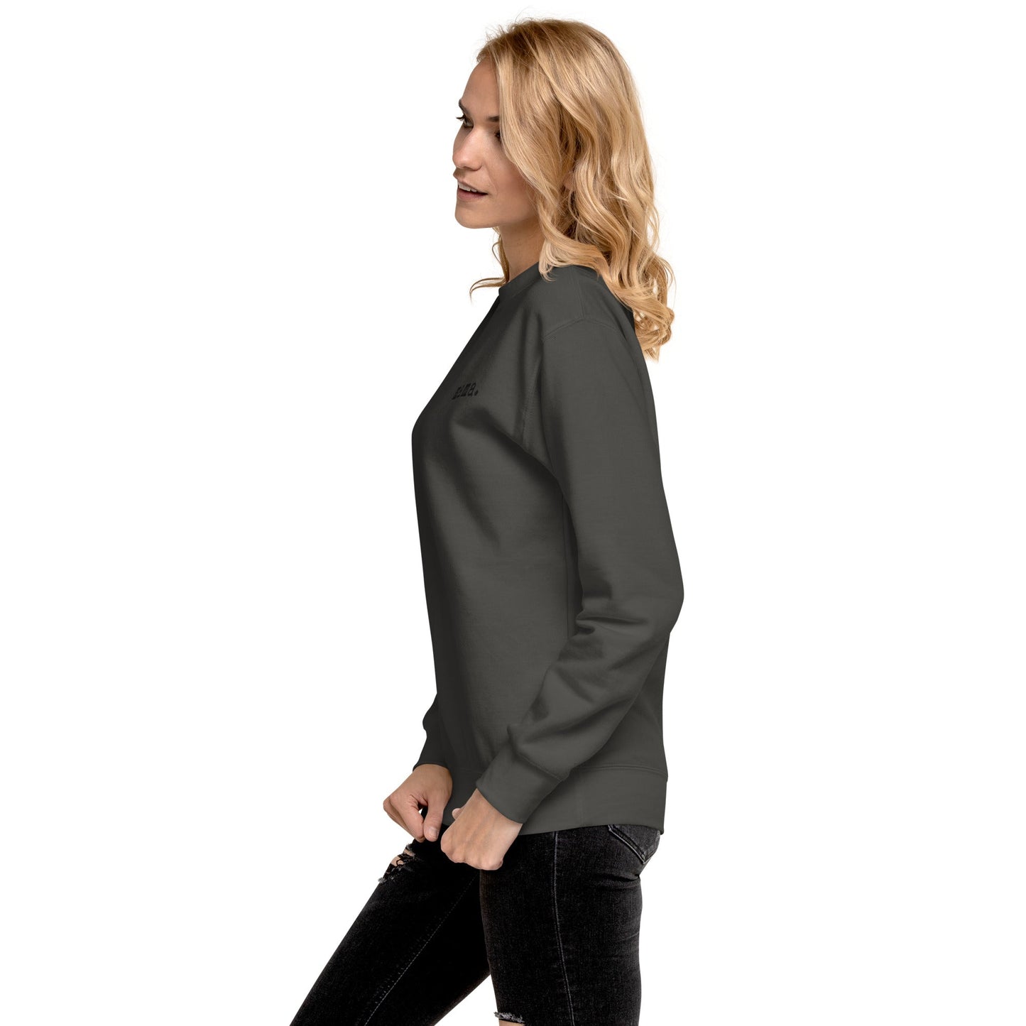 Mama. Embroidered | Premium Adult Sweatshirt