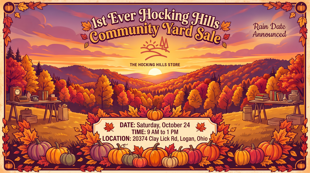 Hocking Hills Community Yard Sale Rescheduled for October 24