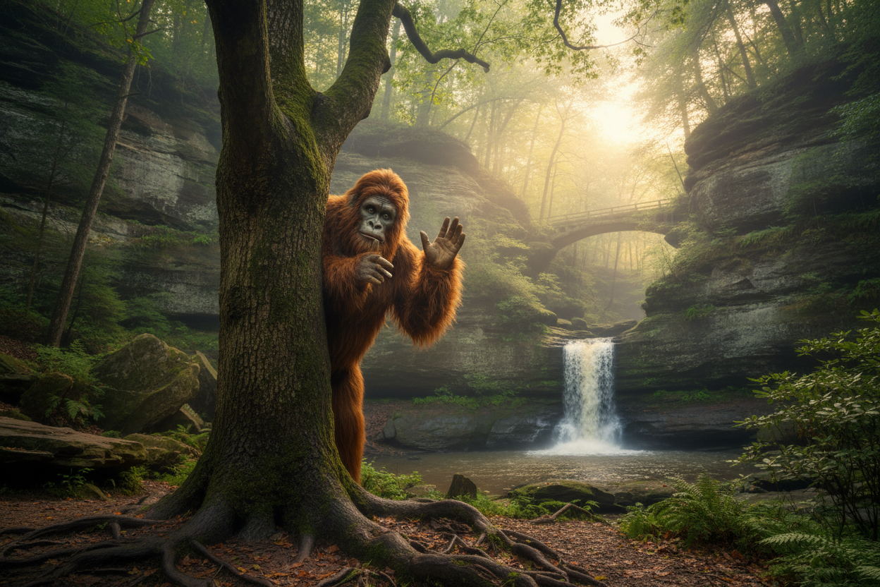Bigfoot Lore and Famous Sightings in Hocking Hills, Ohio