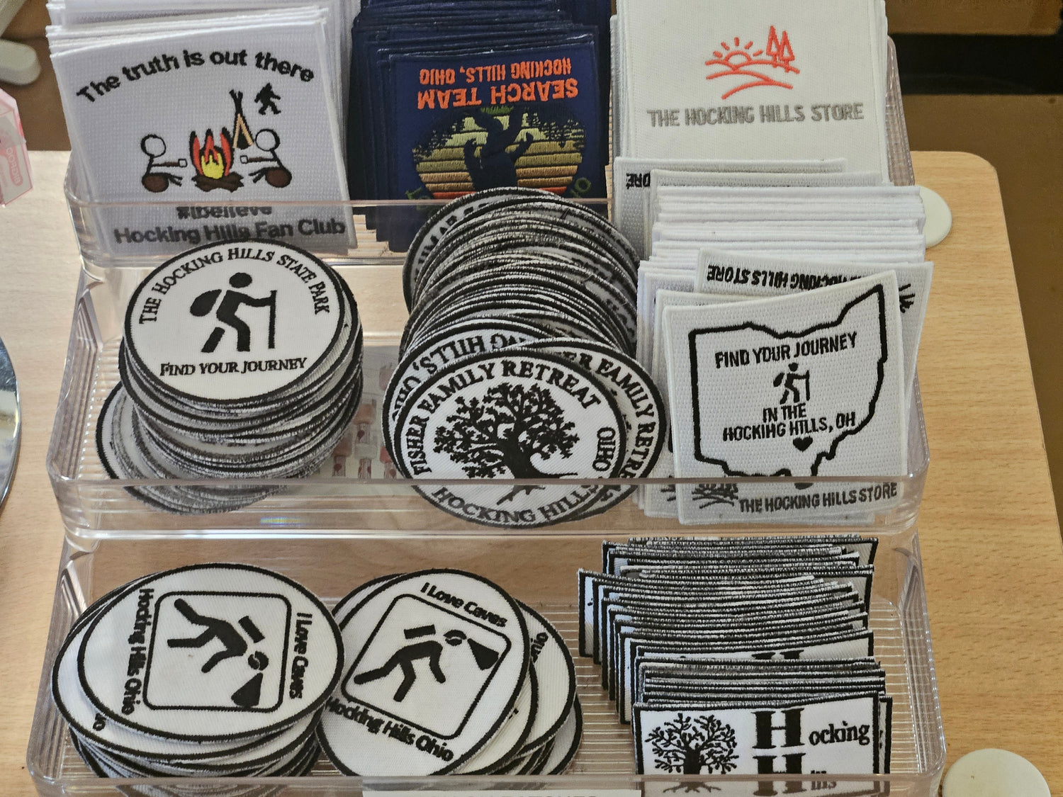 Hocking Hills Iron On Patches