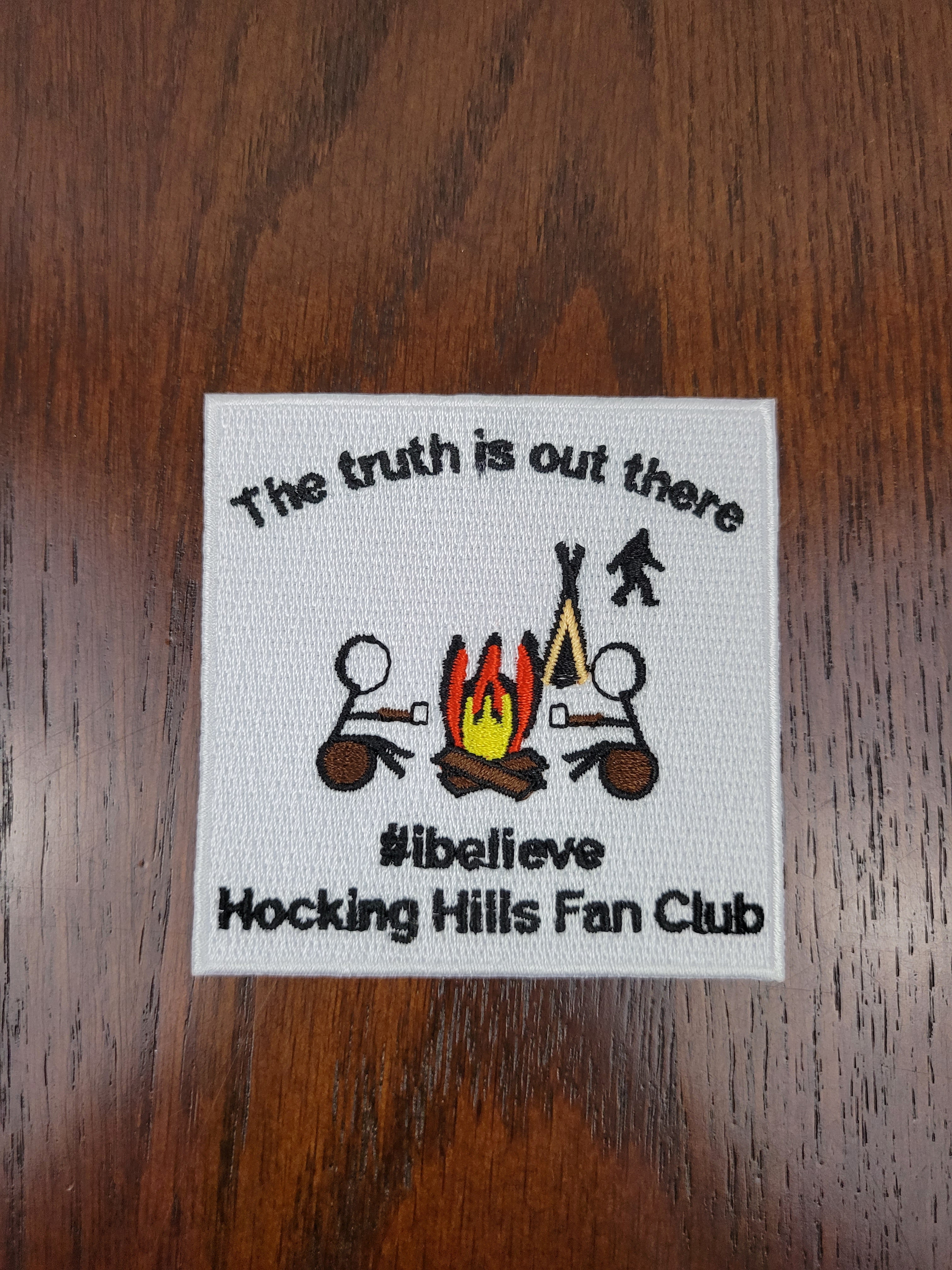 Hocking Hills Fan Club Iron On Patch