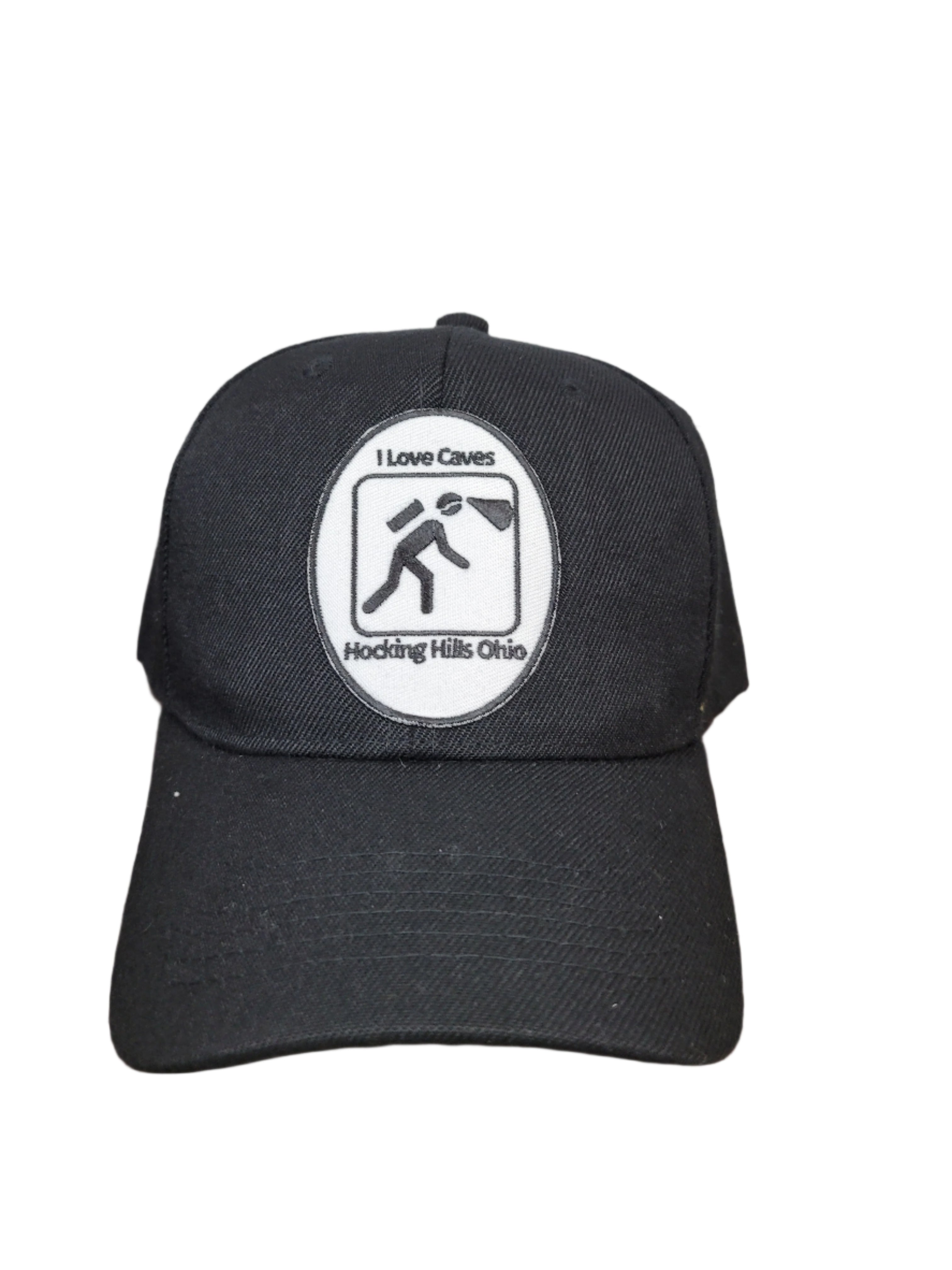 Custom Black Hocking Hills Patch Hat