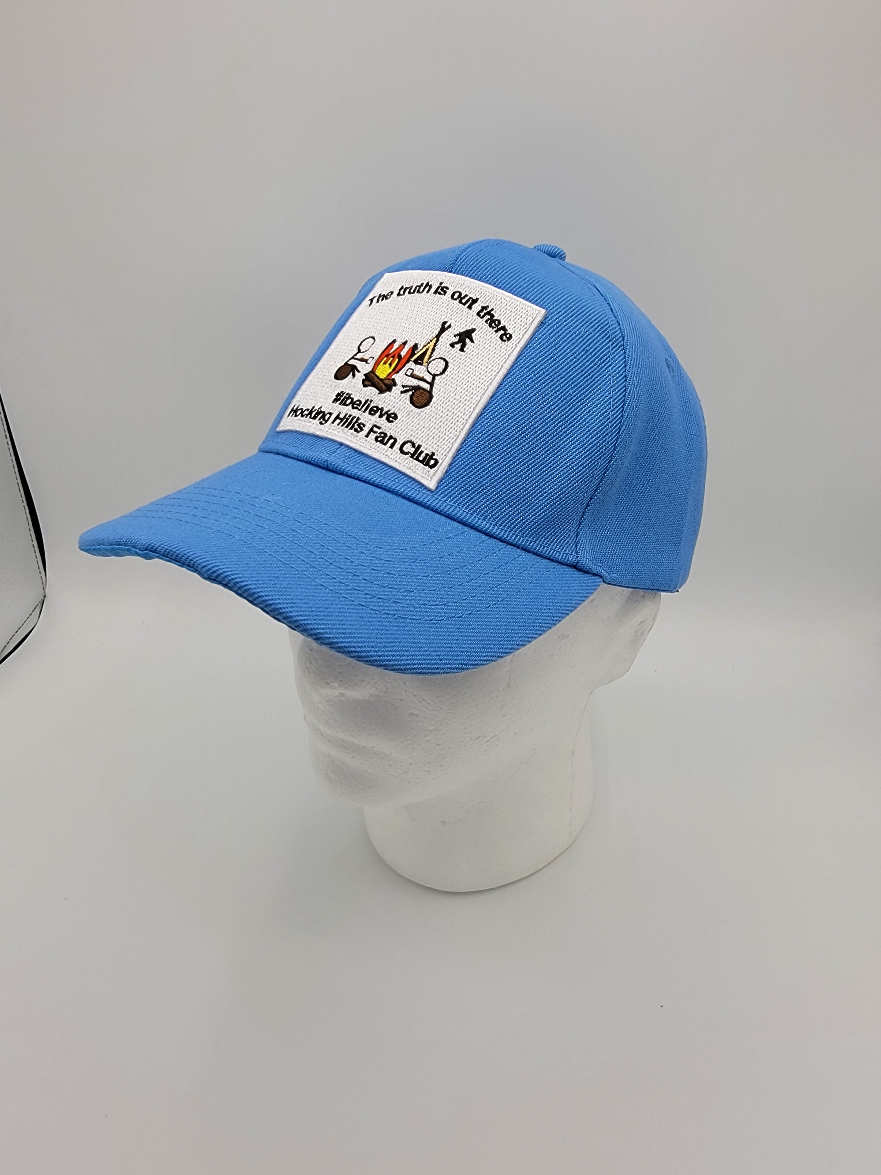 Custom Blue Hocking Hills Patch Hat