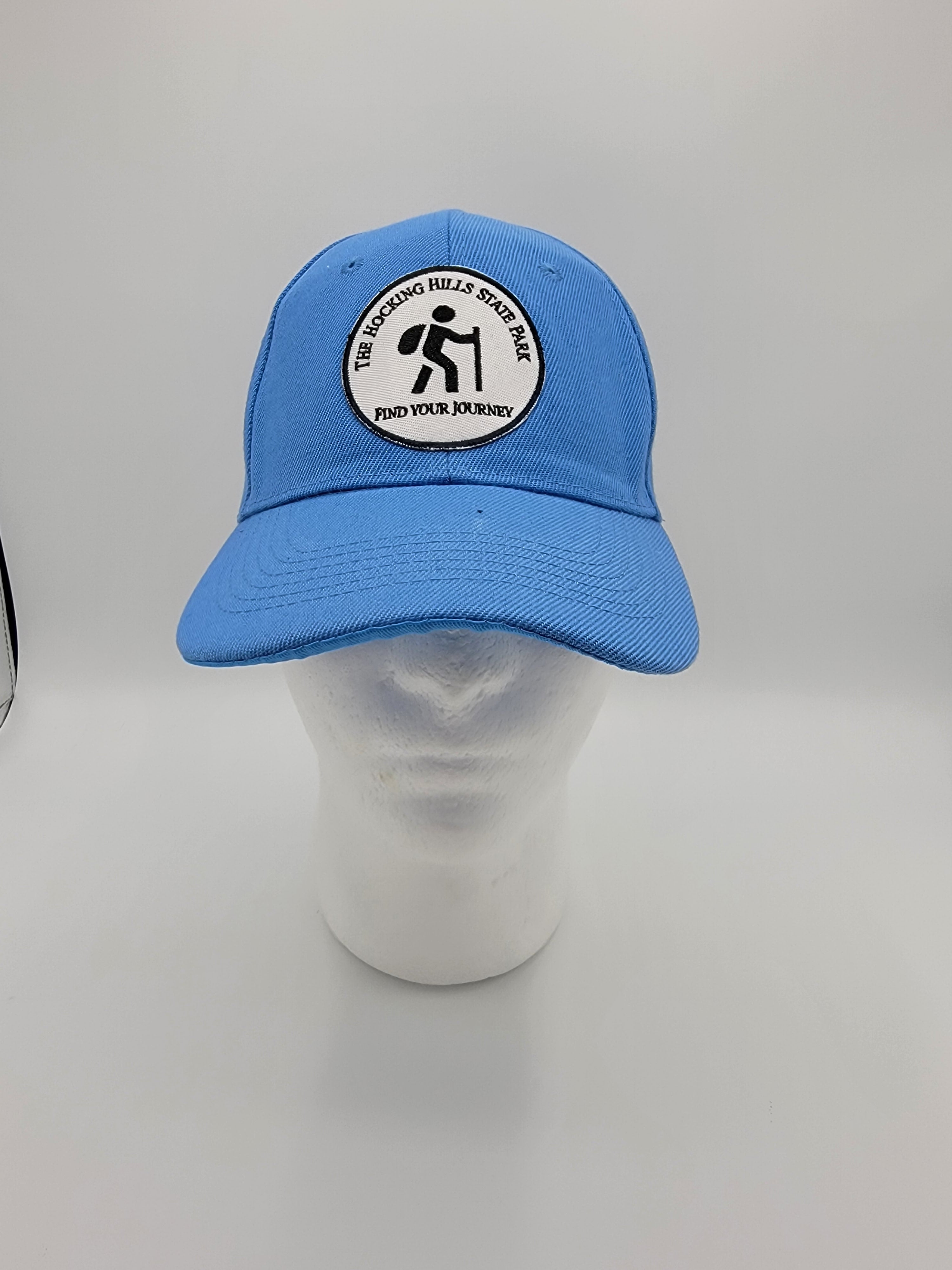 Custom Blue Hocking Hills Patch Hat