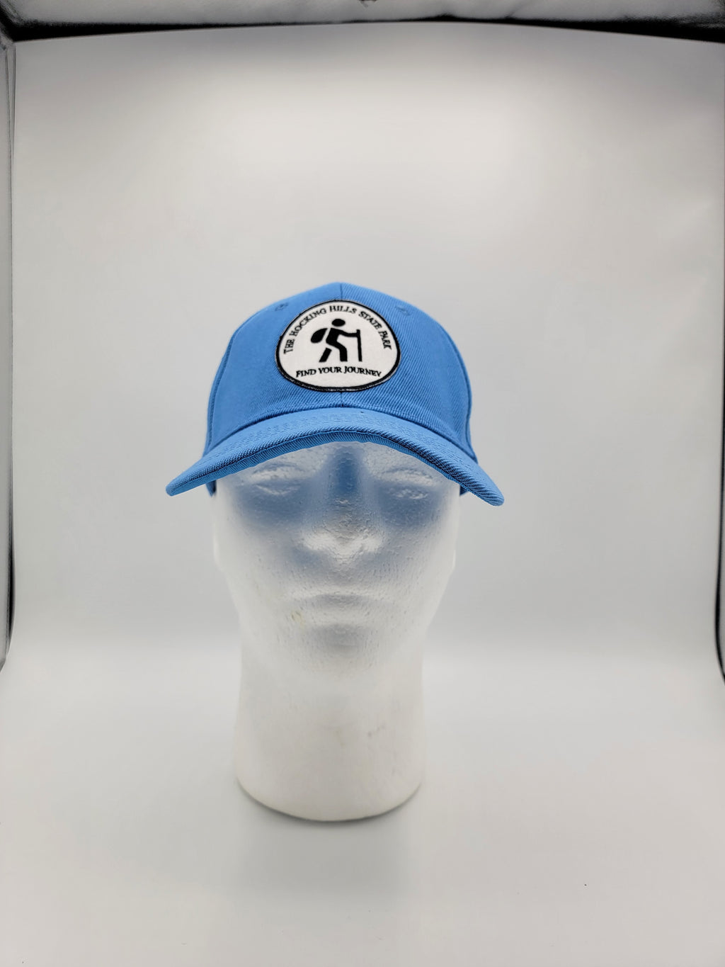 Custom Blue Hocking Hills Patch Hat