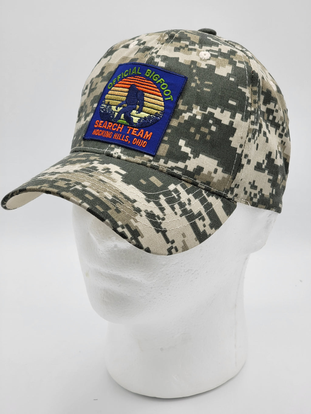 Custom Digital Camo Hocking Hills Patch Hat