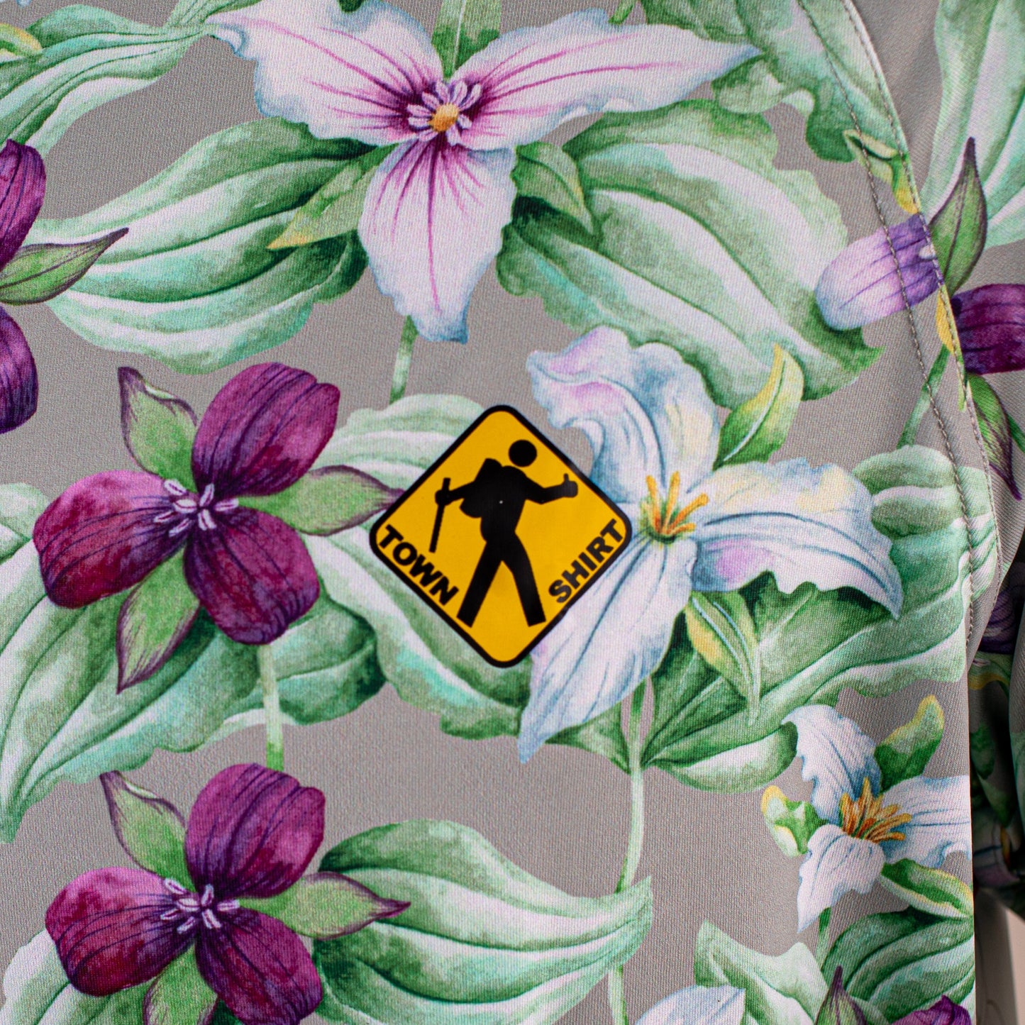 Trillium Print Sun Hoodie