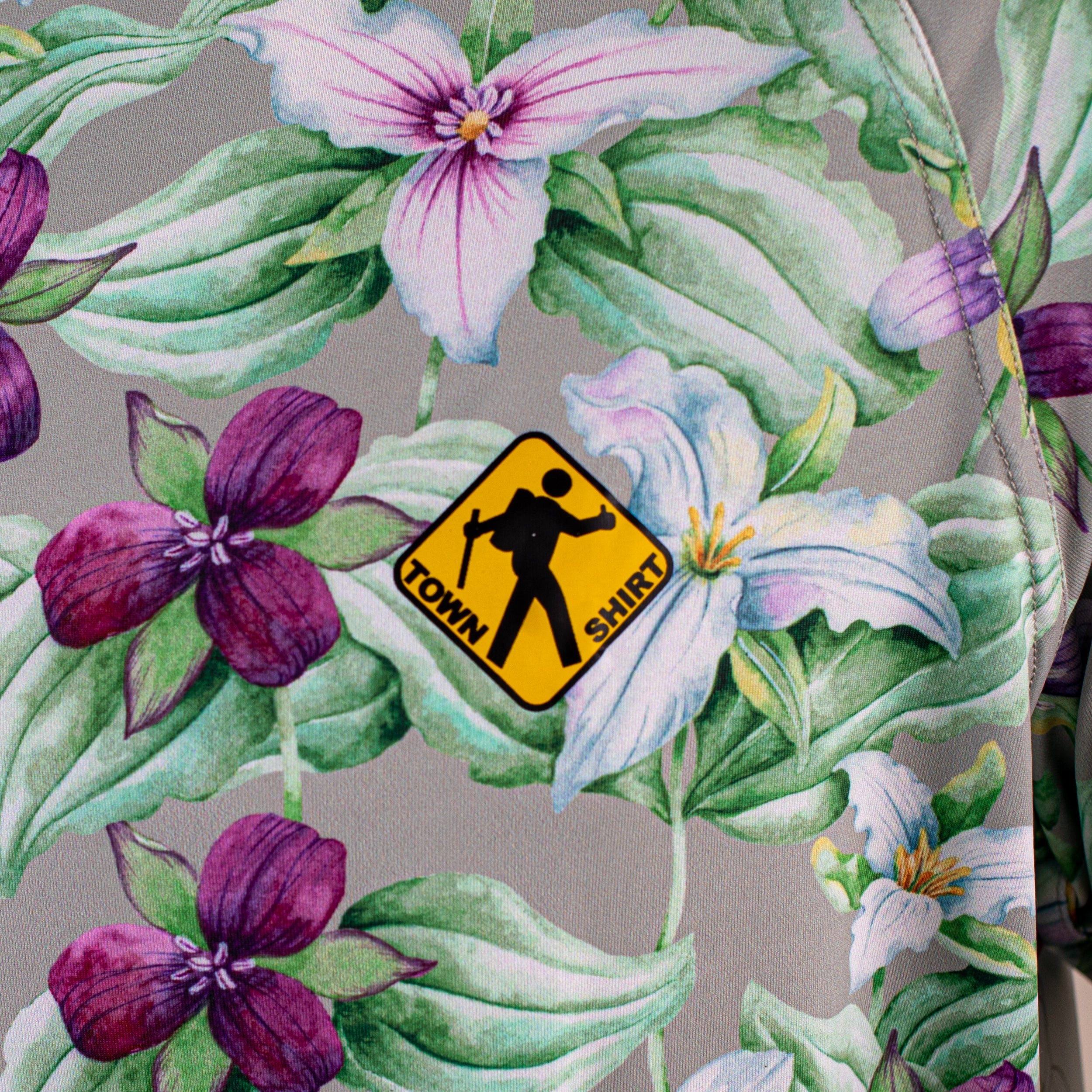 Trillium Print Sun Hoodie