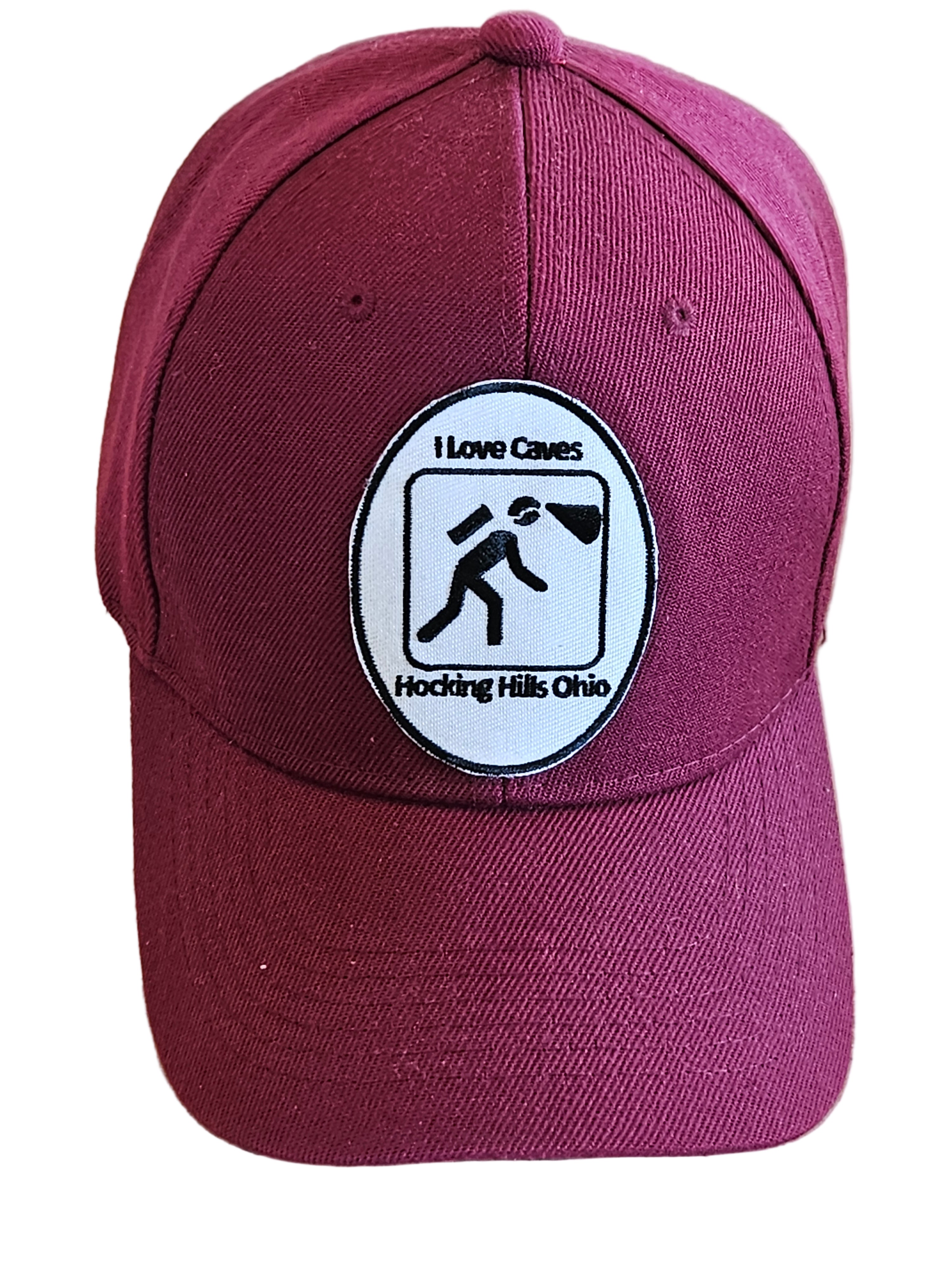 I Love Caves Patch Hat