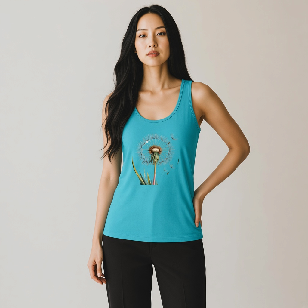 Dandelion Graphic Women's Tank Top