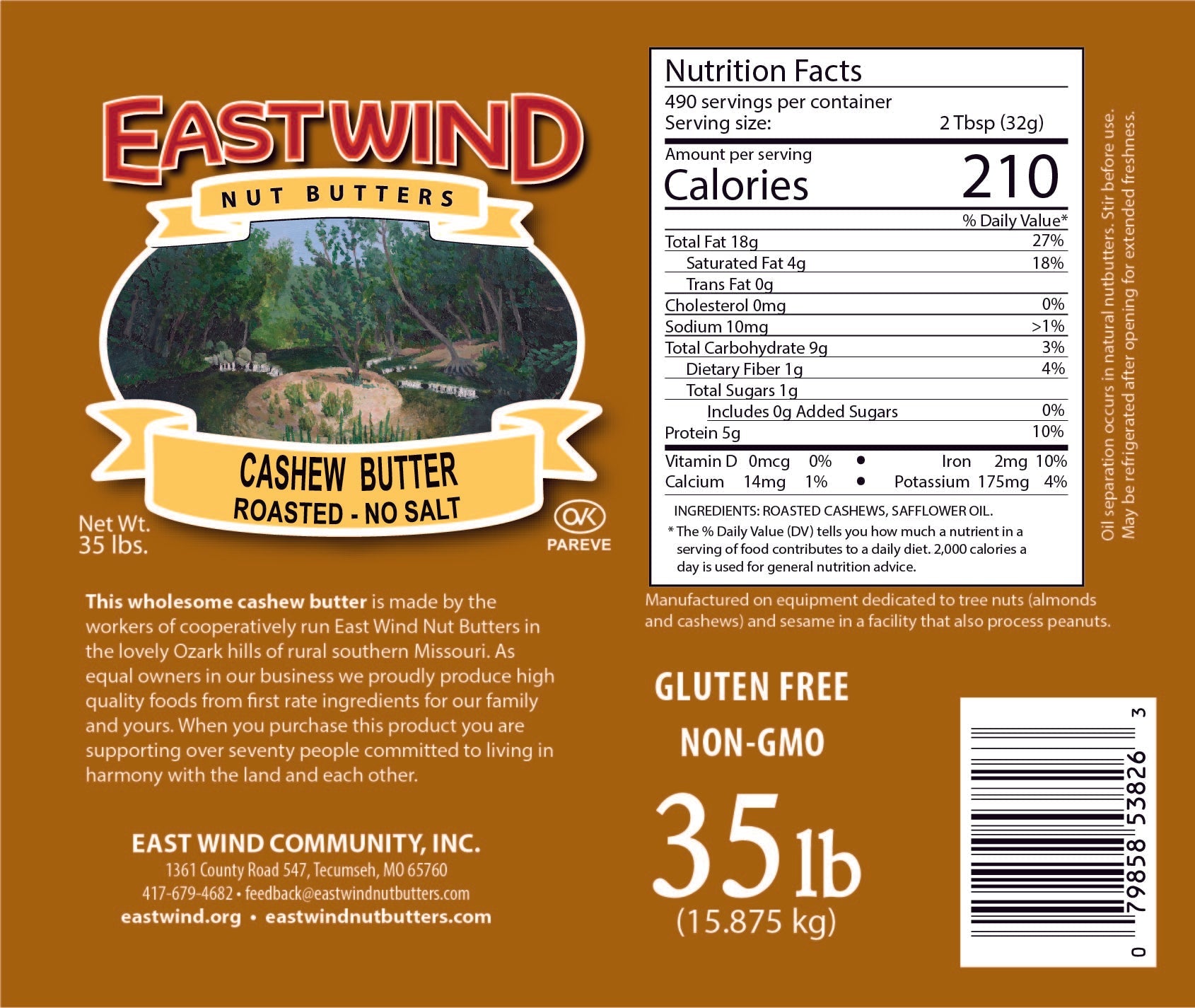 Cashew Butter- 2 Ingredients