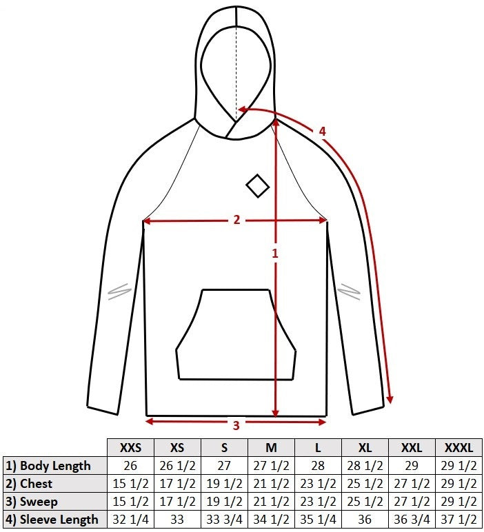 Trillium Print Sun Hoodie