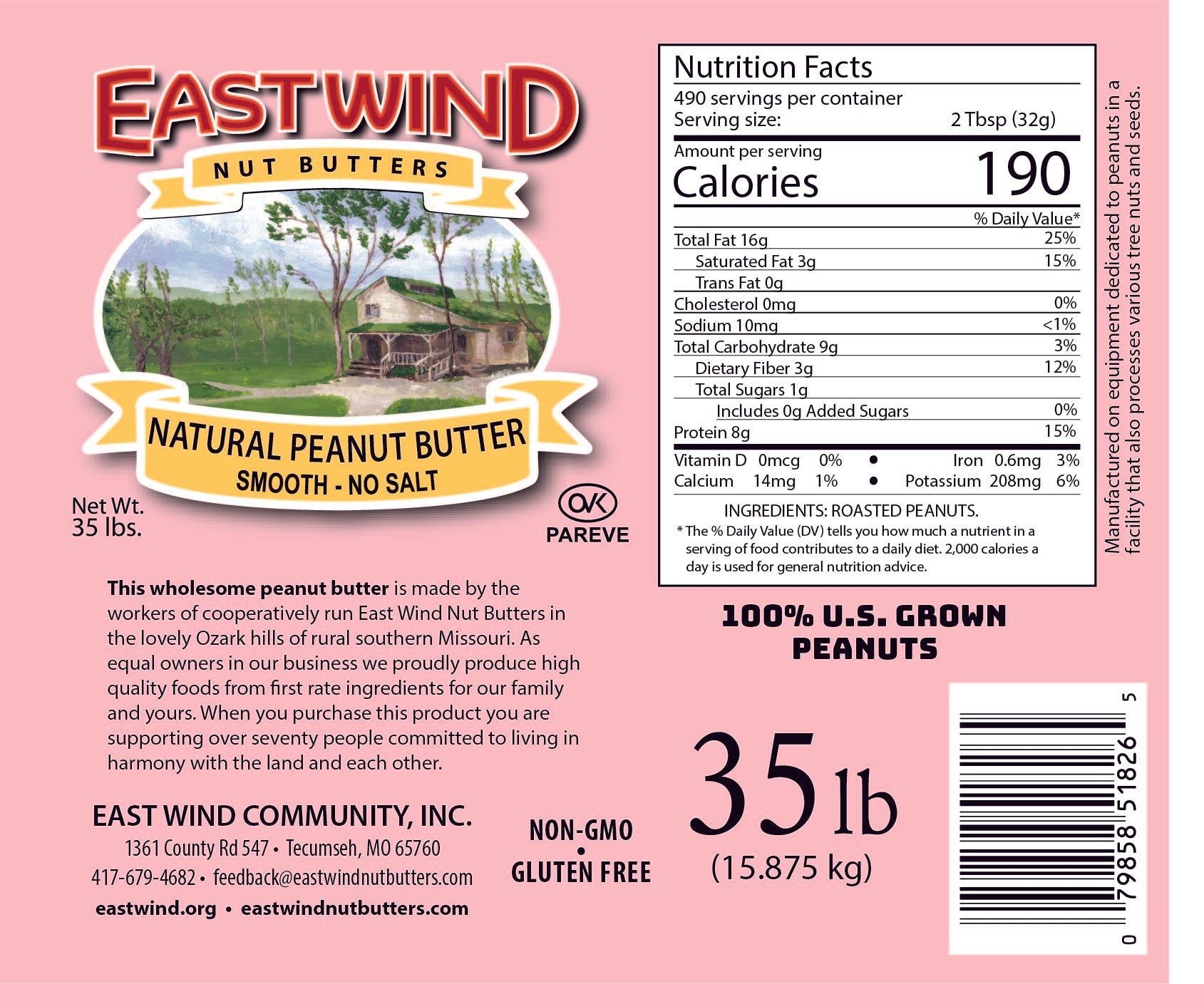 Valencia Peanut Butter- 2 Ingredients or less