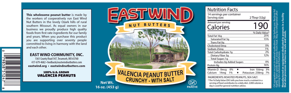 Valencia Peanut Butter- 2 Ingredients or less