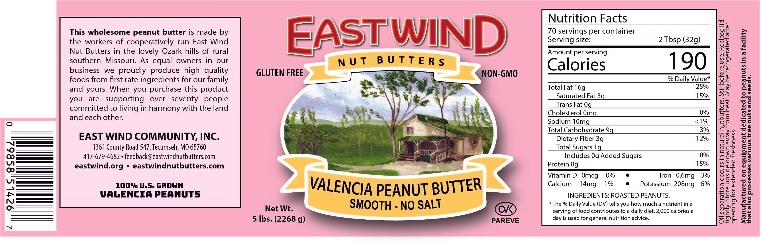 Valencia Peanut Butter- 2 Ingredients or less