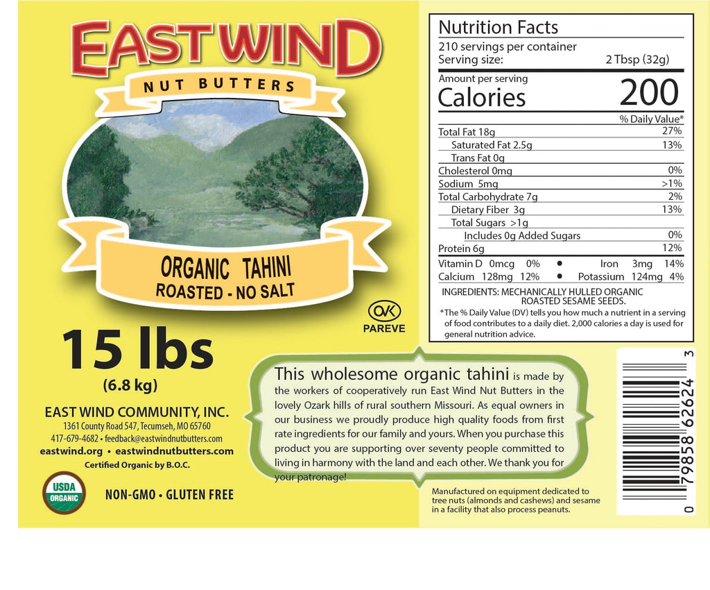 Organic Tahini- 2 ingredients