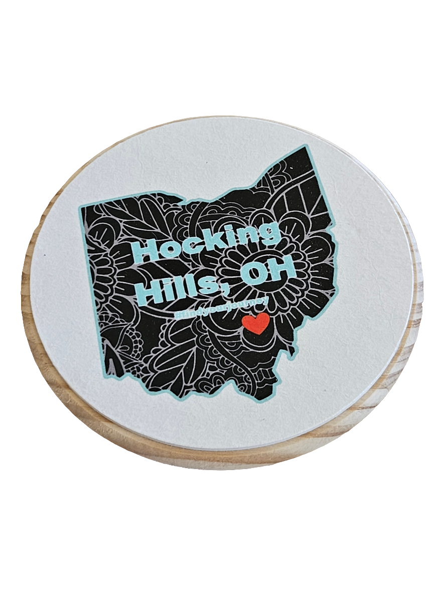 Hocking Hills Drink Coaster