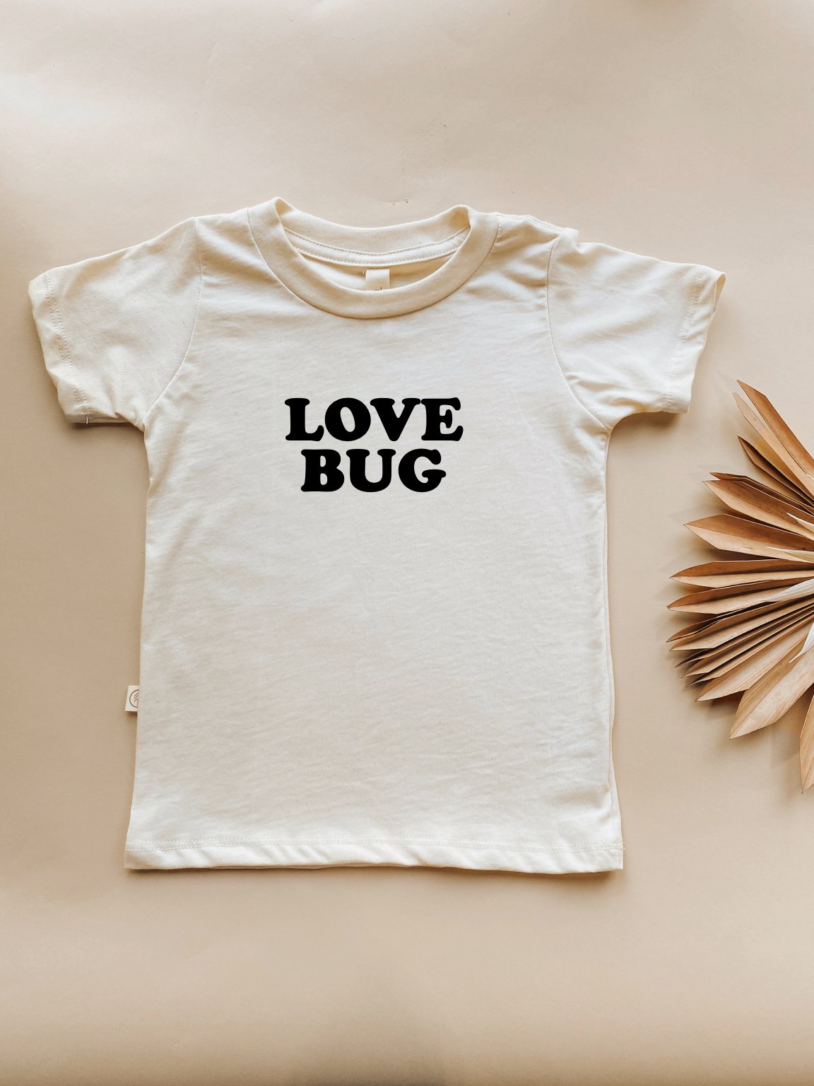 Love Bug Organic Kids Graphic T-Shirt Short Sleeve