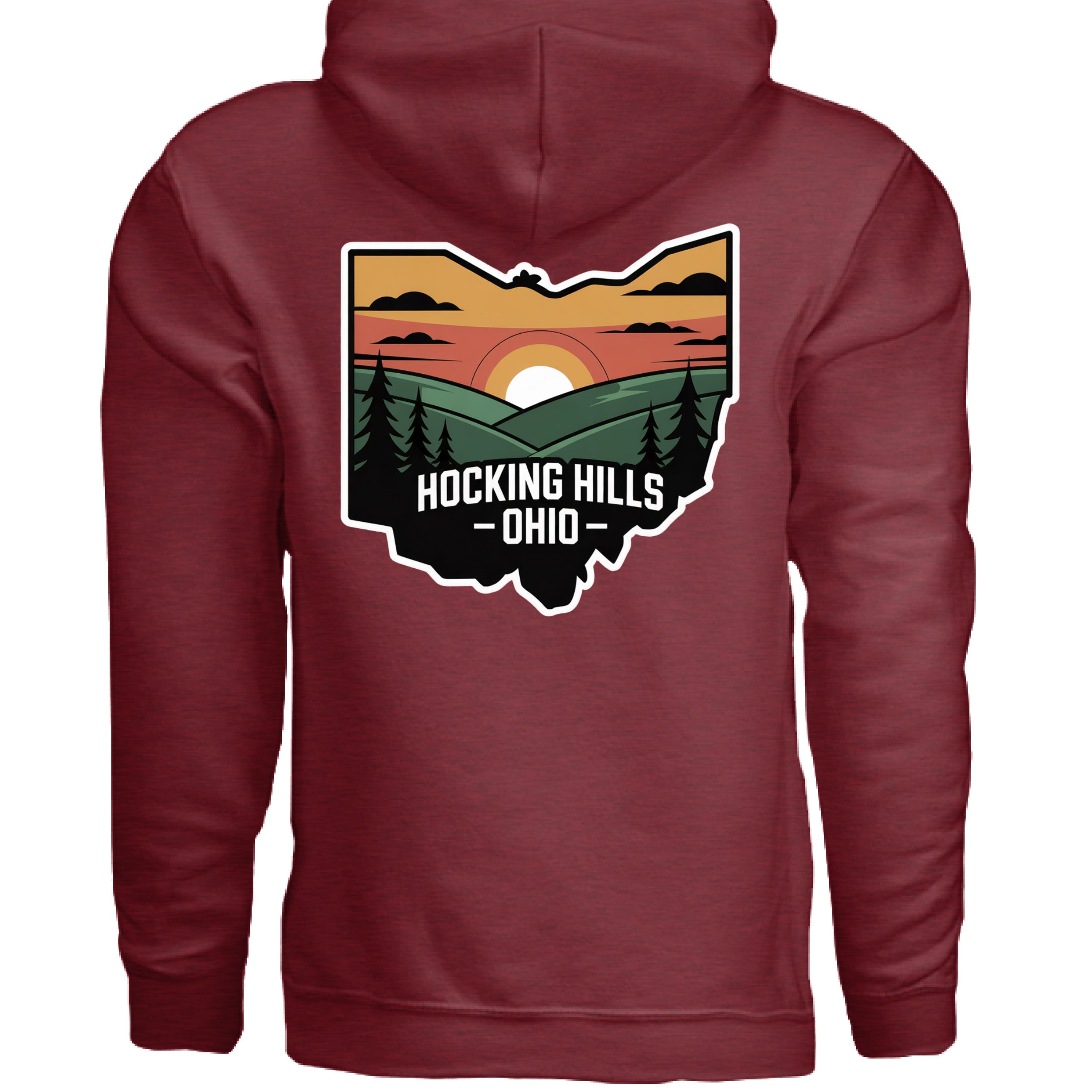 ANTIQUE CHERRY RED - BACK