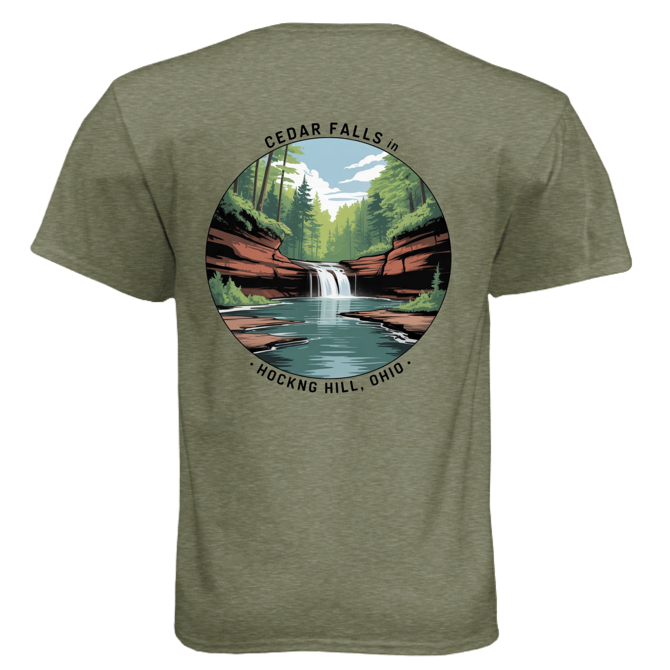 MILITARY GREEN - BACK