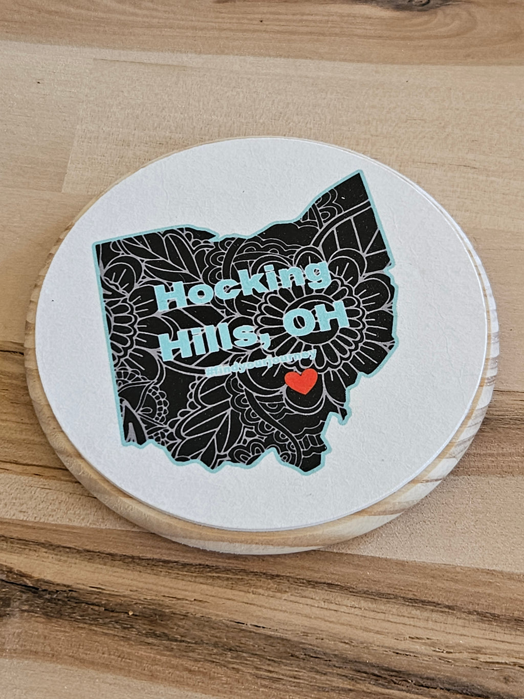 Hocking Hills Drink Coaster