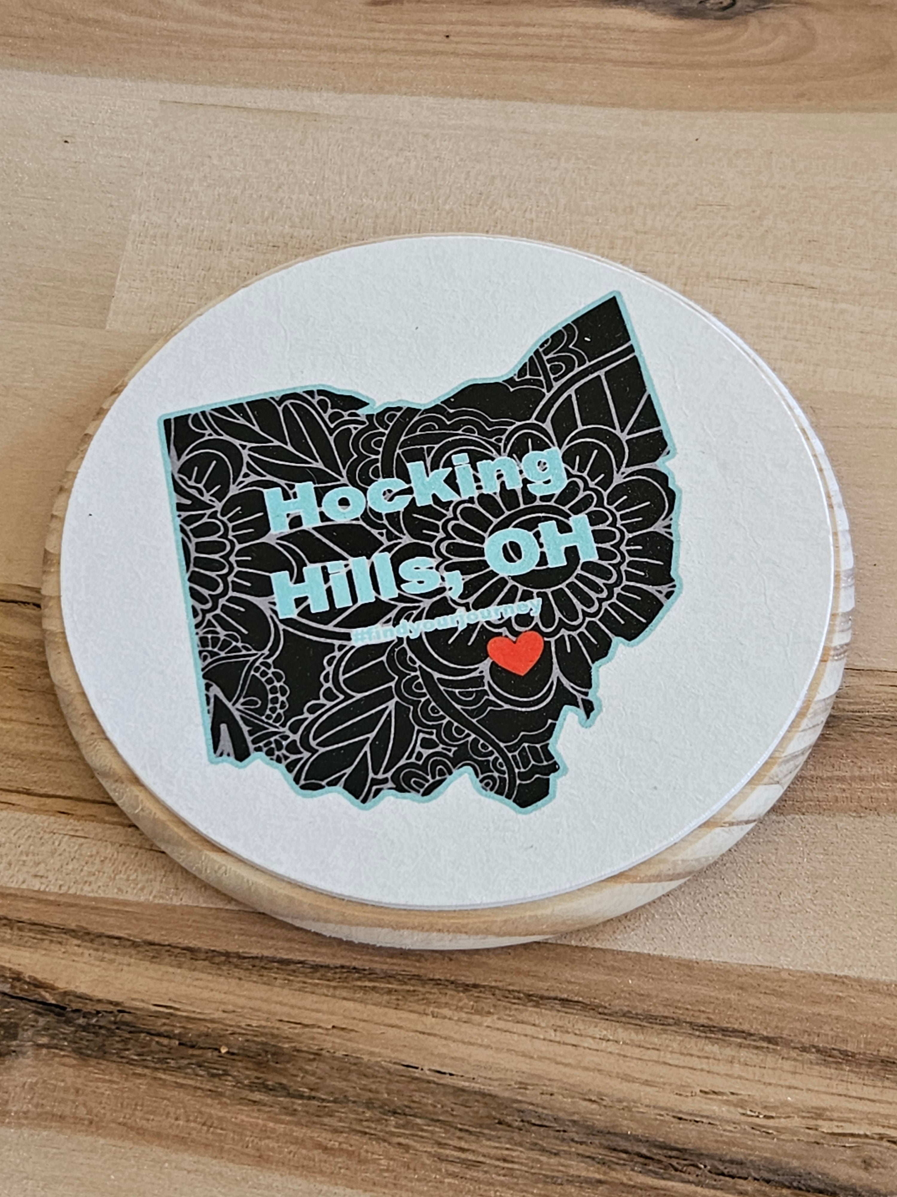 Hocking Hills Drink Coaster