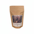 The Hocking Hills Store Bigfoot's Morning Brew medium roast ground coffee in a 4oz kraft bag with a Bigfoot illustration.