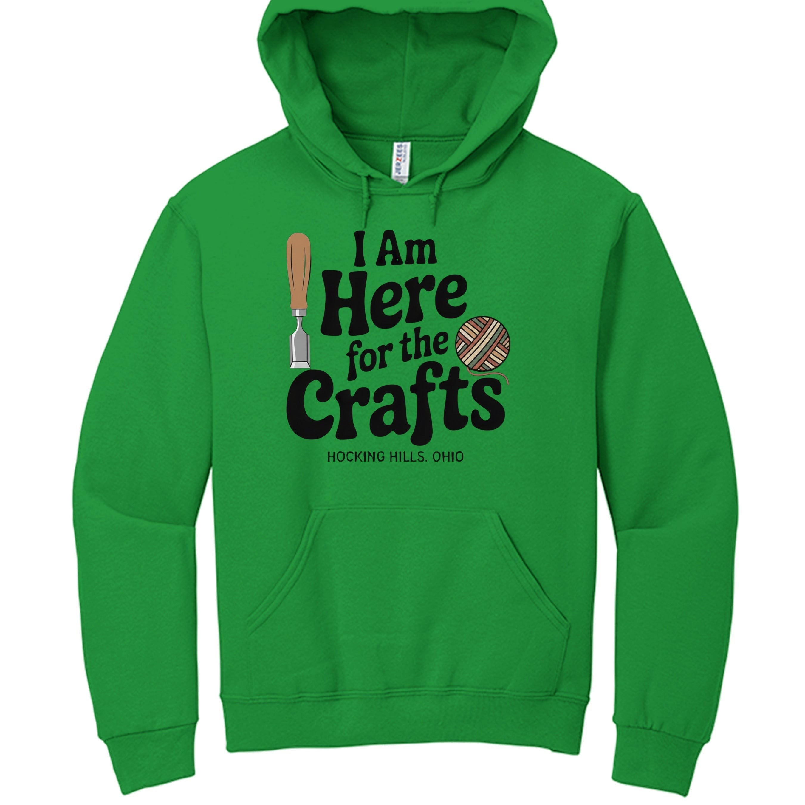 The Hocking Hills Store green pullover hoodie with