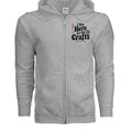 The Hocking Hills Store grey zip-up hoodie with