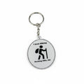 The Hocking Hills Store keychain with a hiker icon and text 'I love Hiking Hocking Hills, OH'.