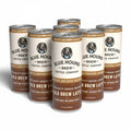 The Hocking Hills Store Blue Hound Brew Maple Brown Sugar Cold Brew Latte cans with pasture-raised milk.
