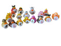 The Hocking Hills Store assorted Pinned Jeep Ducks, featuring designs like Bigfoot, a bee, a cow, and a monkey.