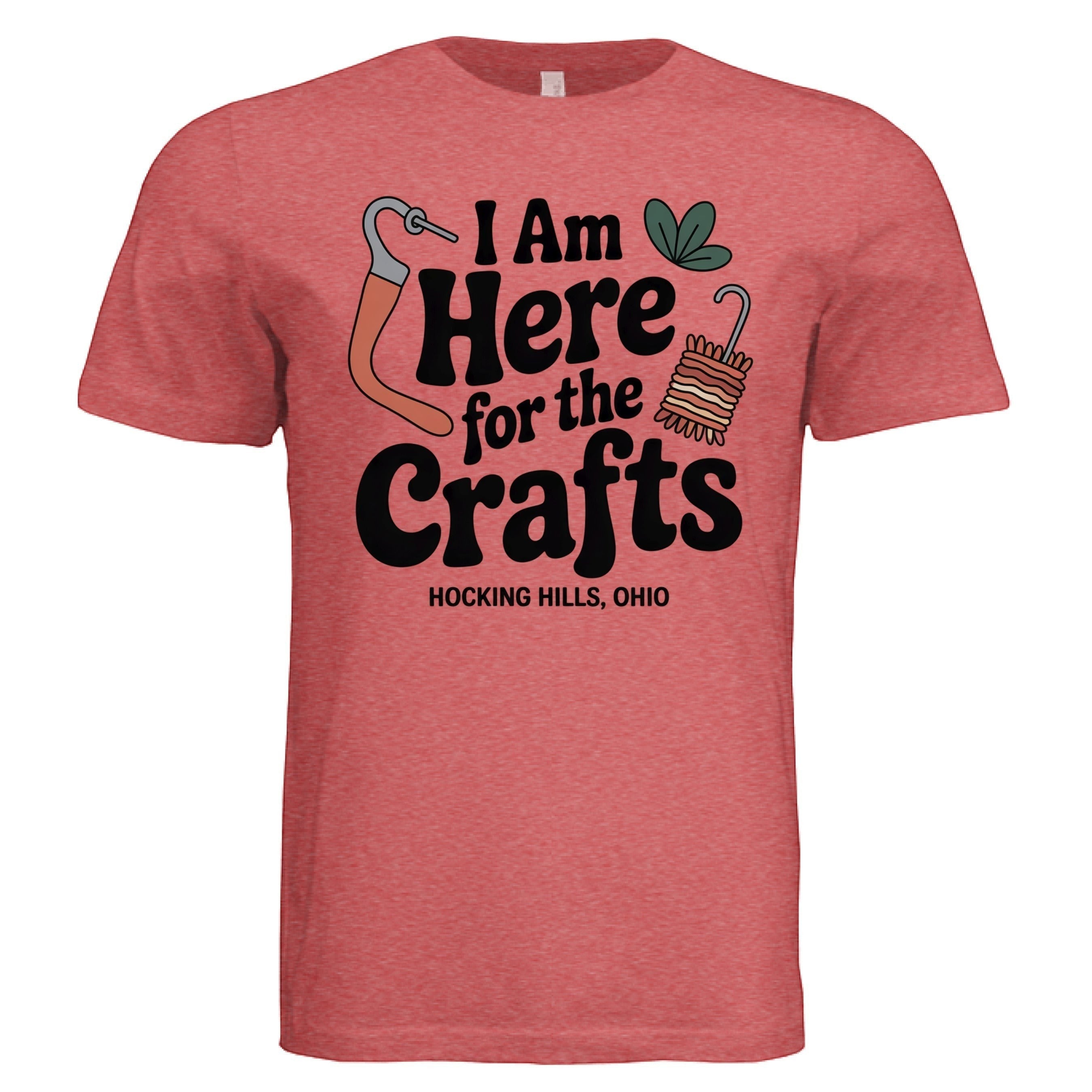 The Hocking Hills Store red triblend t-shirt with