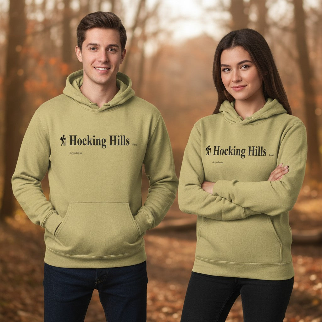 The Hocking Hills Store yellow cotton blend pullover hoodie with