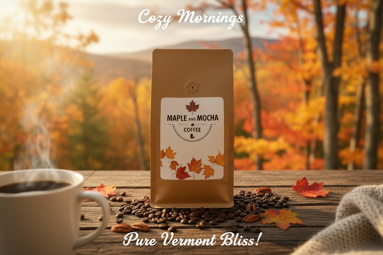 Vermont Maple Pecan Flavored Coffee